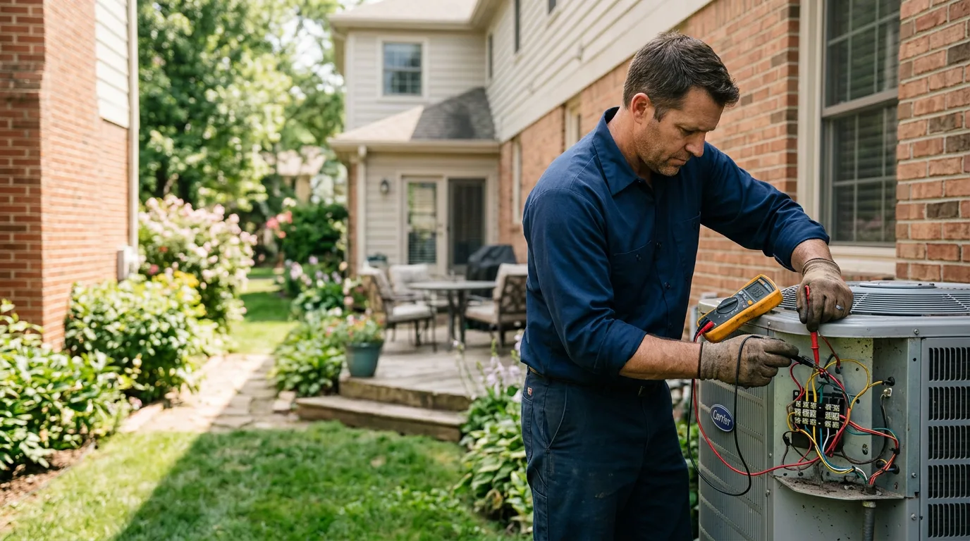 HVAC technician working near Nekoosa, WI
